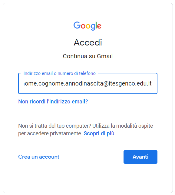 primo accesso 2